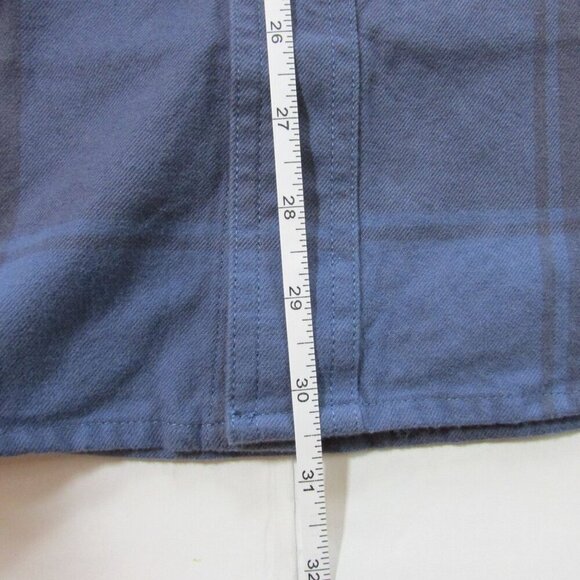 Carhartt Men's Small Long Sleeve Heavyweight Plaid Flannel Button Shirt TW4451 B - Picture 5 of 5